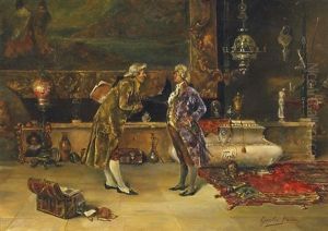 Beim Antiquitatenhandler by Giulio Beda