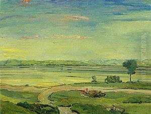 Am Seeufer (bodensee?) by Giulio Beda