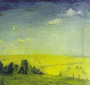 Weite Sommerlandschaft by Giulio Beda