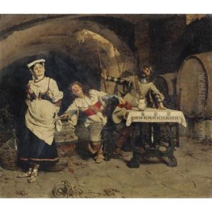 A Thirsty Crowd by Paolo Giovanni Bedini
