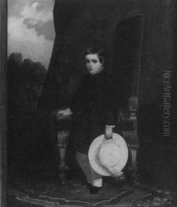 Portrait Of A Young Boy by George Duncan Beechey