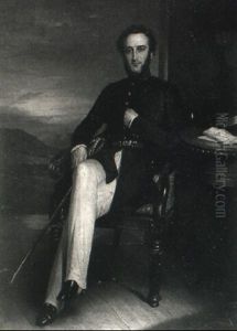 Portrait Of Colonel Holland by George Duncan Beechey