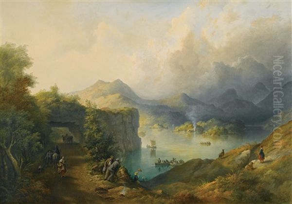 Upper Lake, Killarney, Taken From The Tunnel - view 1