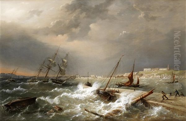 Wild Weather In The Sound, Plymouth - view 1
