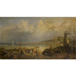 View Of Part Of Dublin Bay (from The Rocks Between Salthill And Seapoint Stations)