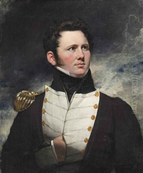 Portrait Of A Lieutenant Of The Royal Navy, Half Length - view 1