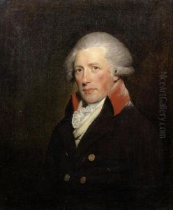 Portrait Of Henry Roxby, Bust-length, In A Velvet Collared Coat