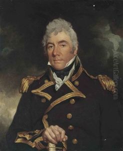 Portrait Of A Gentleman Thought To Be Admiral Robert Roddam (1719-1808), Half-length, In Naval Uniform