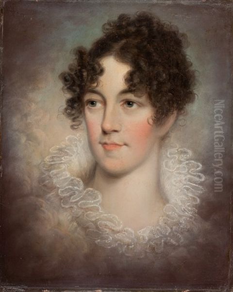 Bildnis Einer Jungen Frau Mit Dunklen Locken - view 1