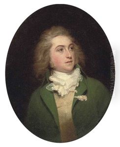 Portrait Of Lieutenant Paul Sandby (1765-1793), Aged 25, In A Green Coat, Buff Waistcoat And White Stock
