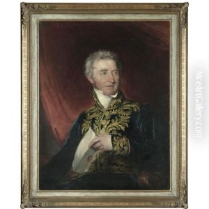 Portrait Of Sir William Hamilton by Sir William Beechey