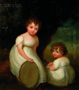 The Misses Horsley, Daughters Of George Horsely, Esq. Of Epsom by Sir William Beechey