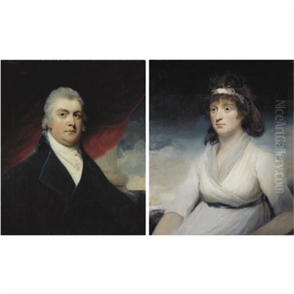 Anthony James Radcliffe (1754-1814), 5th Earl Of Newburgh; Anne, Countess Of Newburgh (1762-1861) (pair) - view 1