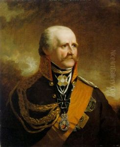 Portrait Of Field Marshal Blucher by Sir William Beechey