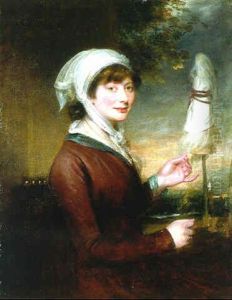 Portrait Of H.r.h. Princess Augusta Sophia, A Landscape Beyond Portrait Of H.r.h. Princess Augusta Sophia, A Landscape Beyond