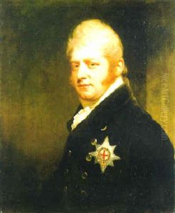 Portrait Of Prince Adolphus Frederick, Duke Of Cambridge, Bust-length, Wearing The Star Of The Garter