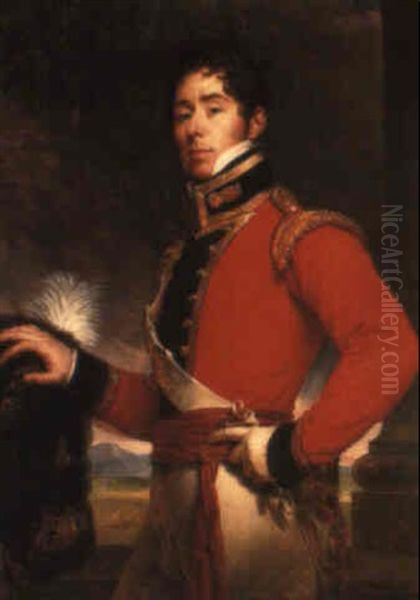 Portrait Of Viscount Hill, Standing Three-quarter Length - view 1