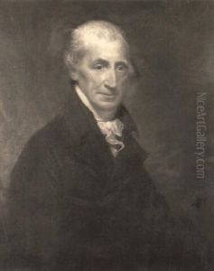 Portrait Of Hugh Leycester In A Black Coat And White Stock