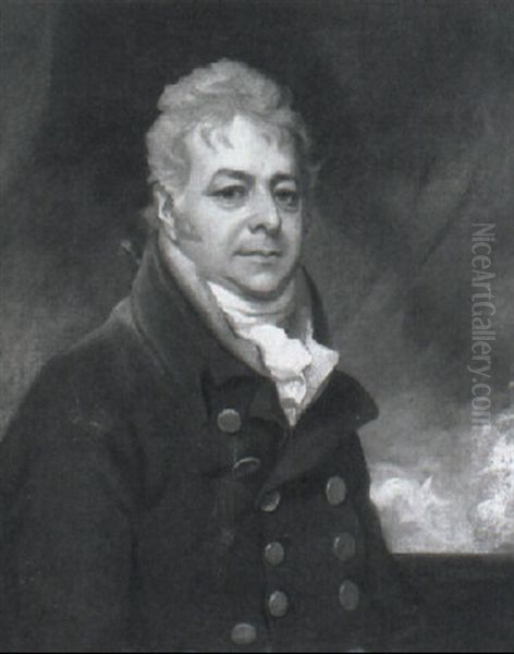 Portrait Of Thomas Turner In Navy Coat - view 1