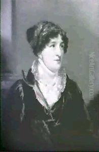 Portrait Of A Lady, Said To Be Madame De Stael by Sir William Beechey