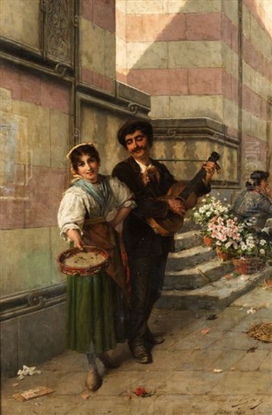 Italienisches Musikerpaar - view 1