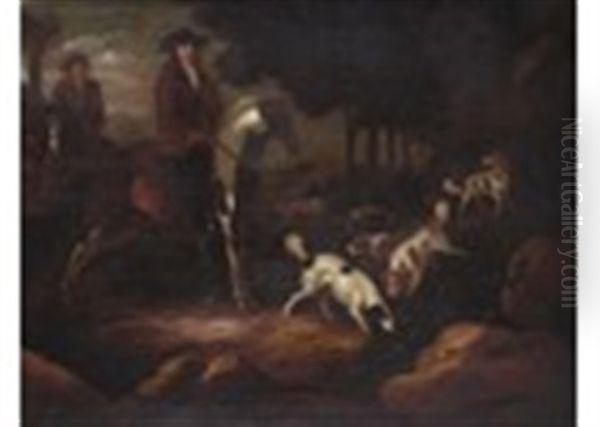 Huntsmen And Hounds - view 1
