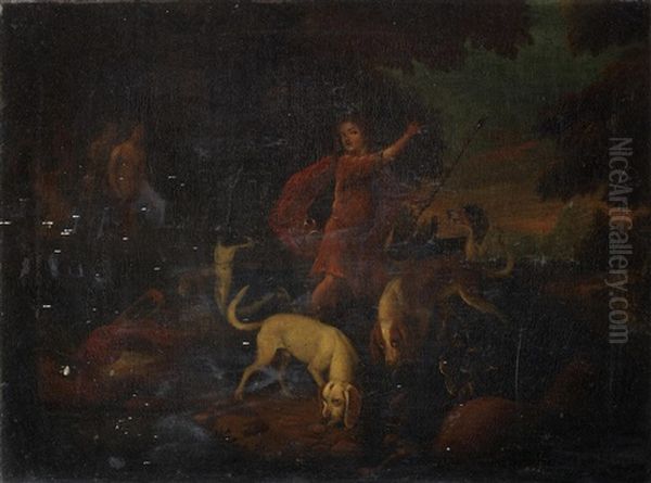 Diana And Actaeon; And A Hunting Scene (2) - view 1