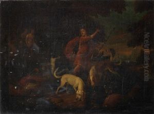 Diana And Actaeon; And A Hunting Scene (2)