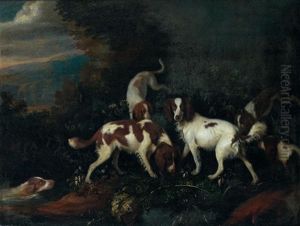 Des Springer Spaniels by Adriaen Cornelisz Beeldemaker