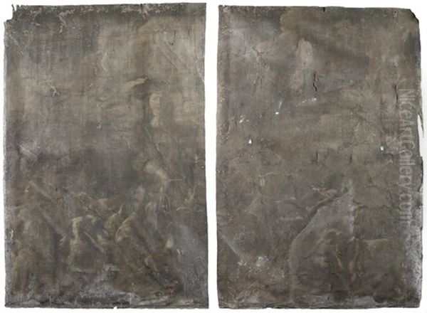 A Huntsman With Hounds (+ 1 Others; 2 Works) - view 1