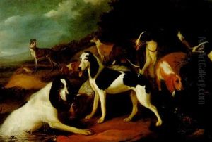 Hounds In A Landscape Hounds In A Landscape