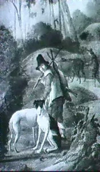 A Huntsman With His Hounds - view 1
