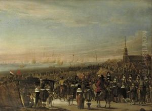 The Departure Of King Charles Ii From Scheveningen On 24 May