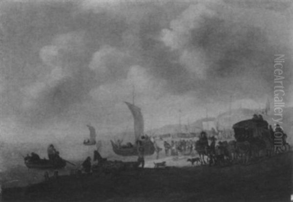 Strandszene Bei Scheveningen - view 1