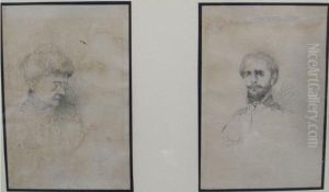 "dama Y Caballero" by Joaquin Agrasot y Juan