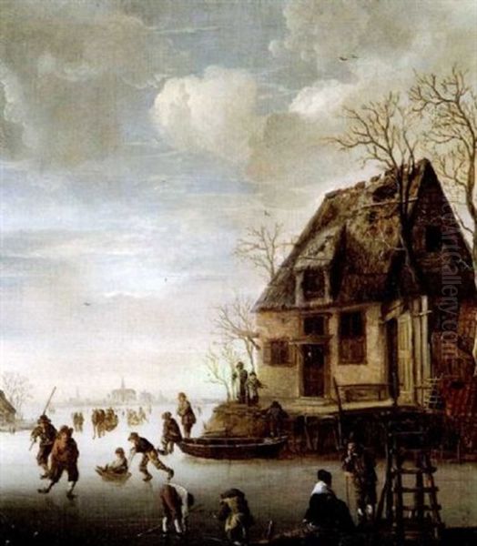 Paysage D'hiver Aux Environs De Haarlem - view 1