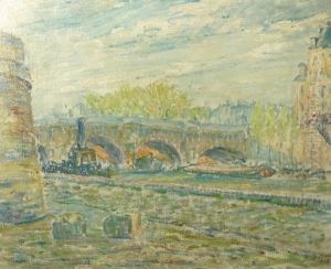 Blick Auf Den Pont Neuf In Paris by Dick Beer