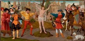 Martyre De Saint Sebastien by Jan de Beer
