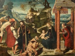 L'adoration Des Mages by Jan de Beer