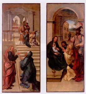 Tempelgang Mariae by Jan de Beer