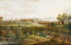 Ansicht Von Rodelheim Bei Frankfurt/main