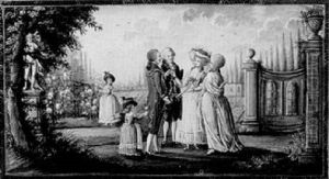 Rokokogesellschaft Im Park by Johann Friedrich Beer