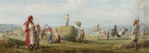 Russian Hay Harvest by Wilhelm Amandus Beer