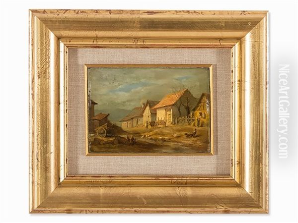 Lively Village Scene - view 1