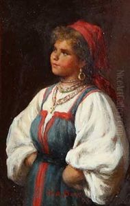 Russisches Bauernmadchen