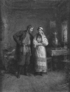 Brautwerbung In Rusland by Wilhelm Amandus Beer