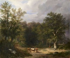 Baumreiche Landschaft Mit Hirtenpaar Baumreiche Landschaft Mit Hirtenpaar