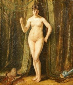 Nude Woman In Interior by Jan van Beers