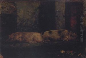 Two Sleeping Pigs