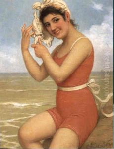 Baigneuse Au Coquillage by Jan van Beers